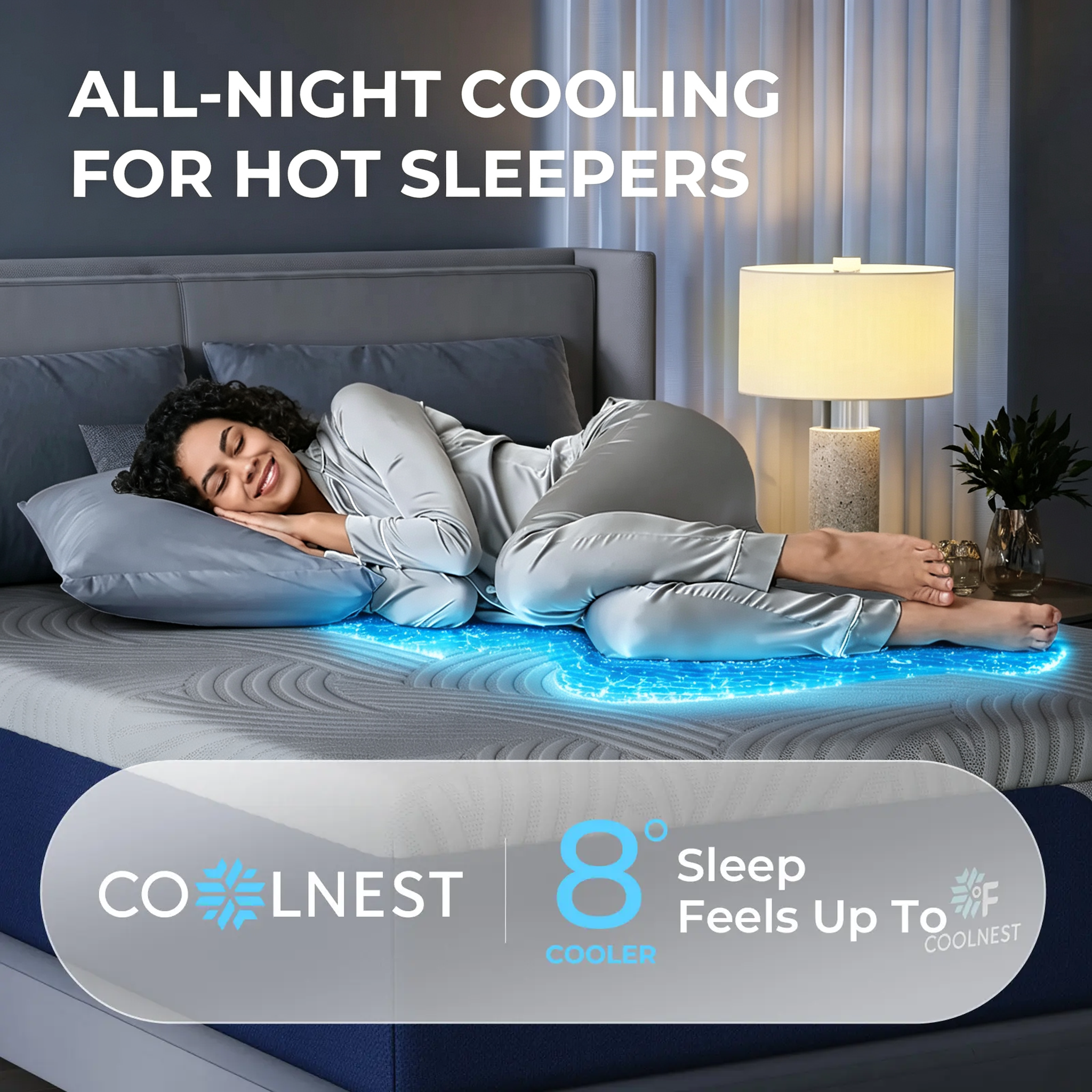 Weightless Cooling Mattress for Heavy Users