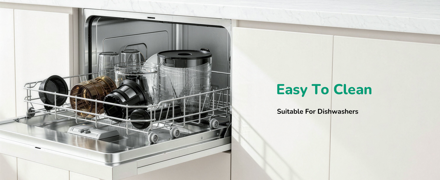 All components suitable for dishwashers