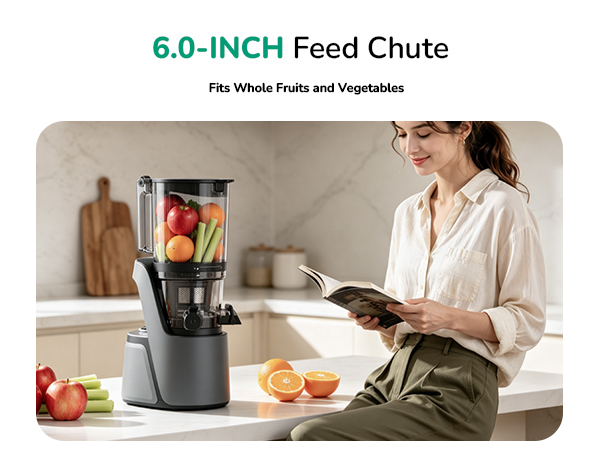 Hands-free juicing while you relax or multitask