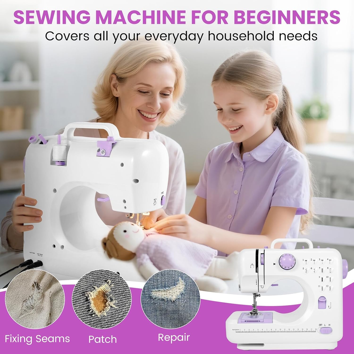 Portable sewing machine