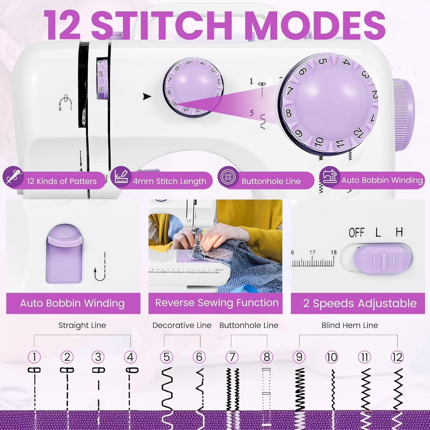 Portable sewing machine