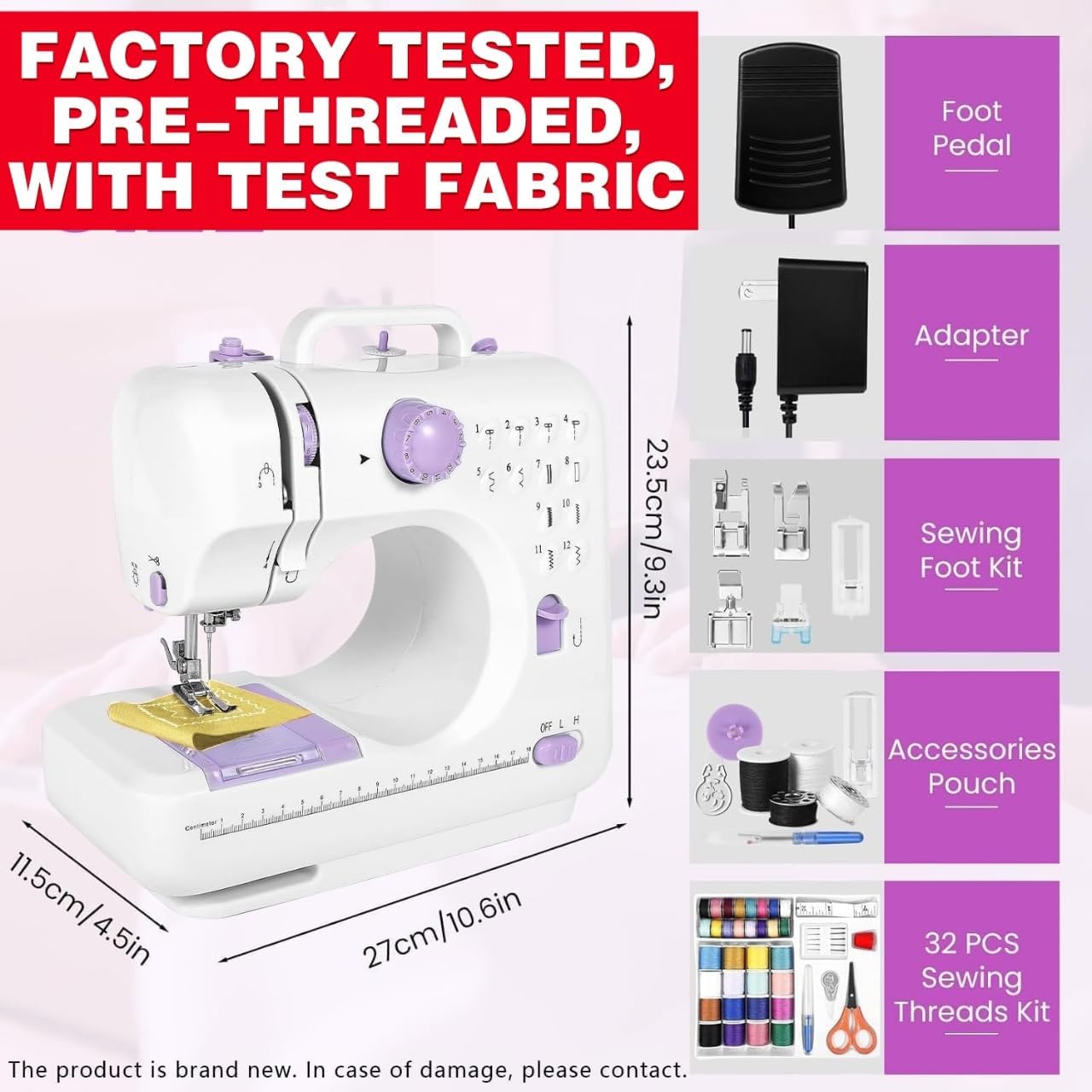 Portable sewing machine