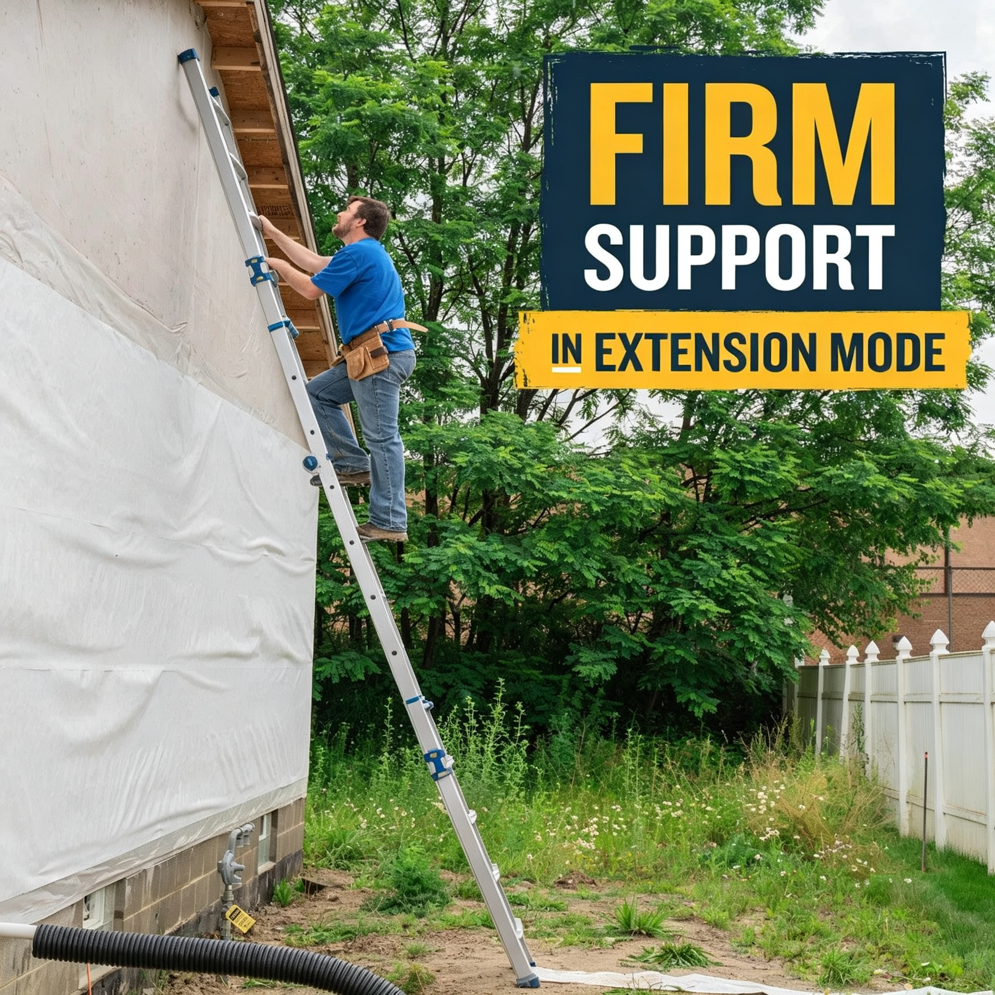 Gorilla Multi-Position Pro Ladder, 375 lb. Type IAA Duty Rating with Built-In Hands-Free Leveling
