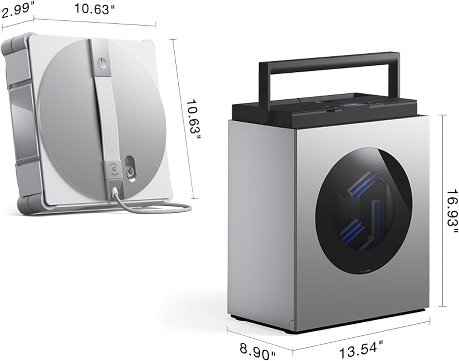 Omni Robot Window Cleaner with Auto-Clean