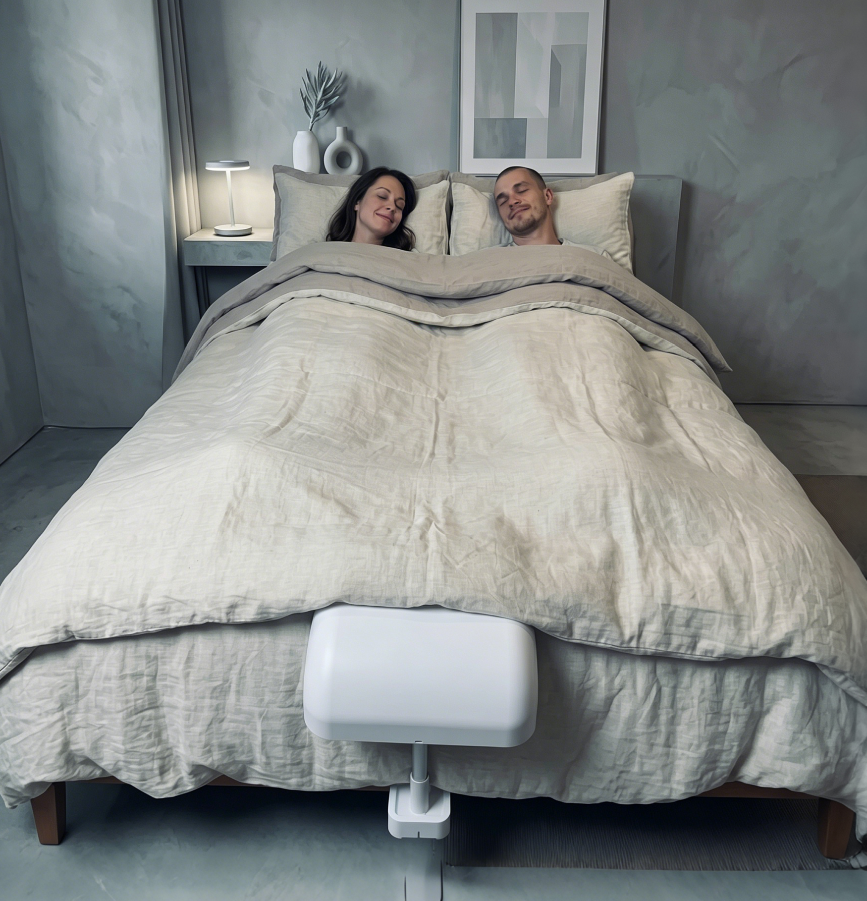 🛌 Cordless Adjustable Under-Blanket Bed Cooling Fan