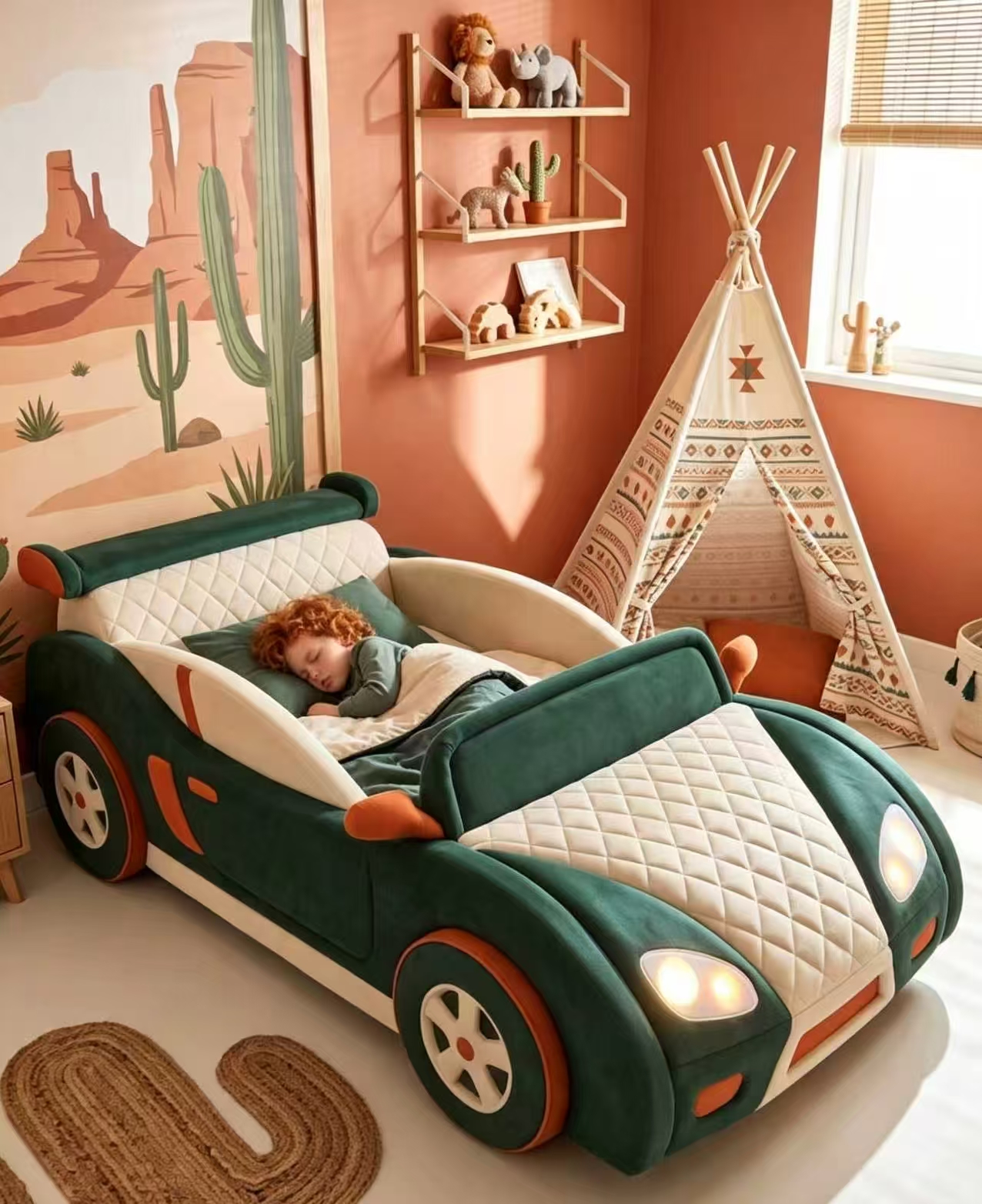 These Inflatable Car Kids Beds Put Bedtime in the Fast Lane