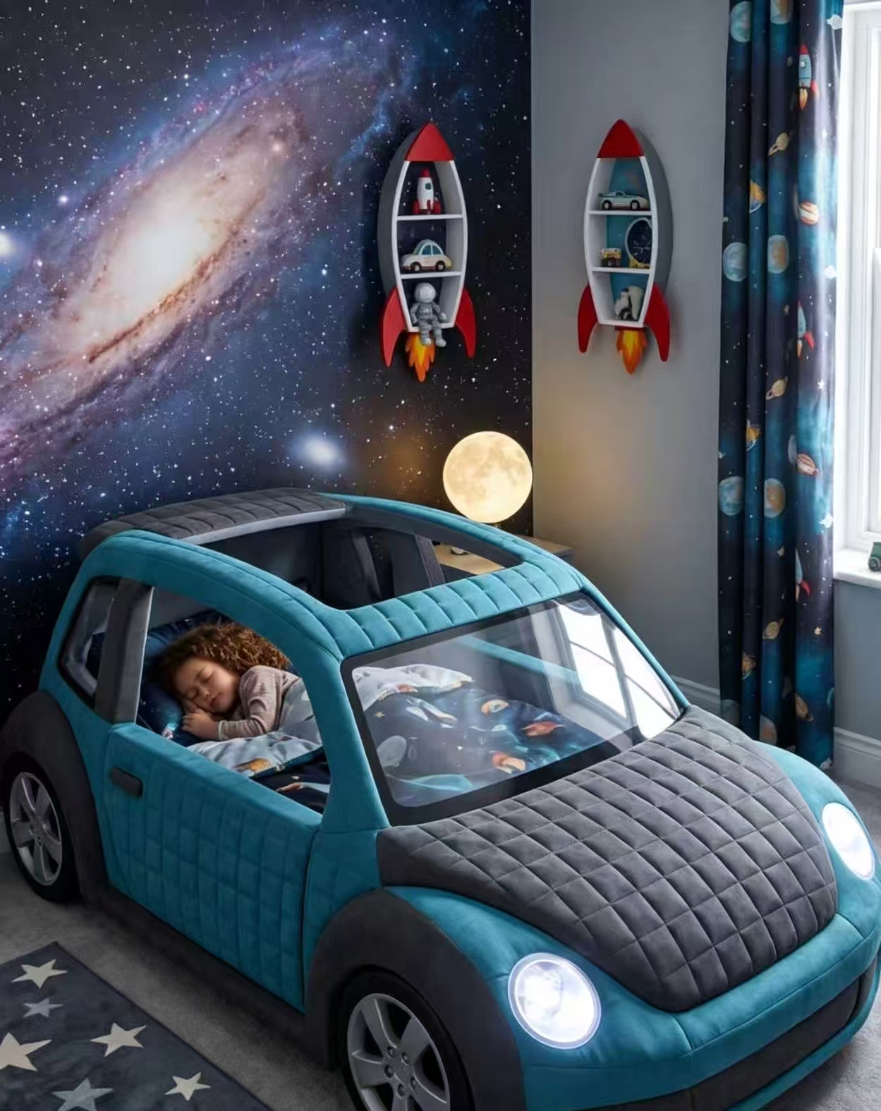 These Inflatable Car Kids Beds Put Bedtime in the Fast Lane