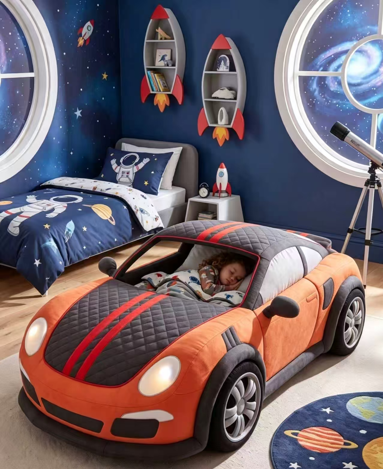 These Inflatable Car Kids Beds Put Bedtime in the Fast Lane