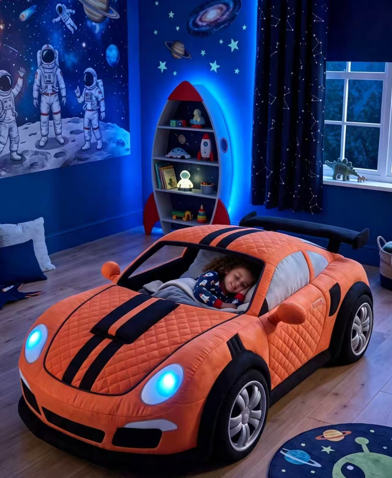 These Inflatable Car Kids Beds Put Bedtime in the Fast Lane