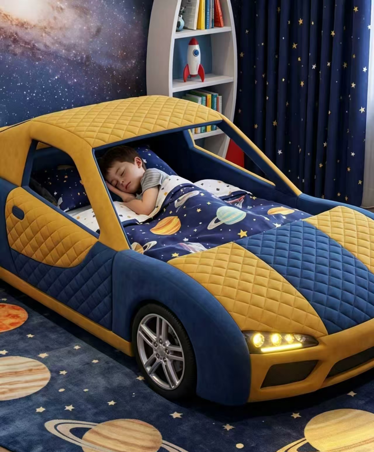 These Inflatable Car Kids Beds Put Bedtime in the Fast Lane