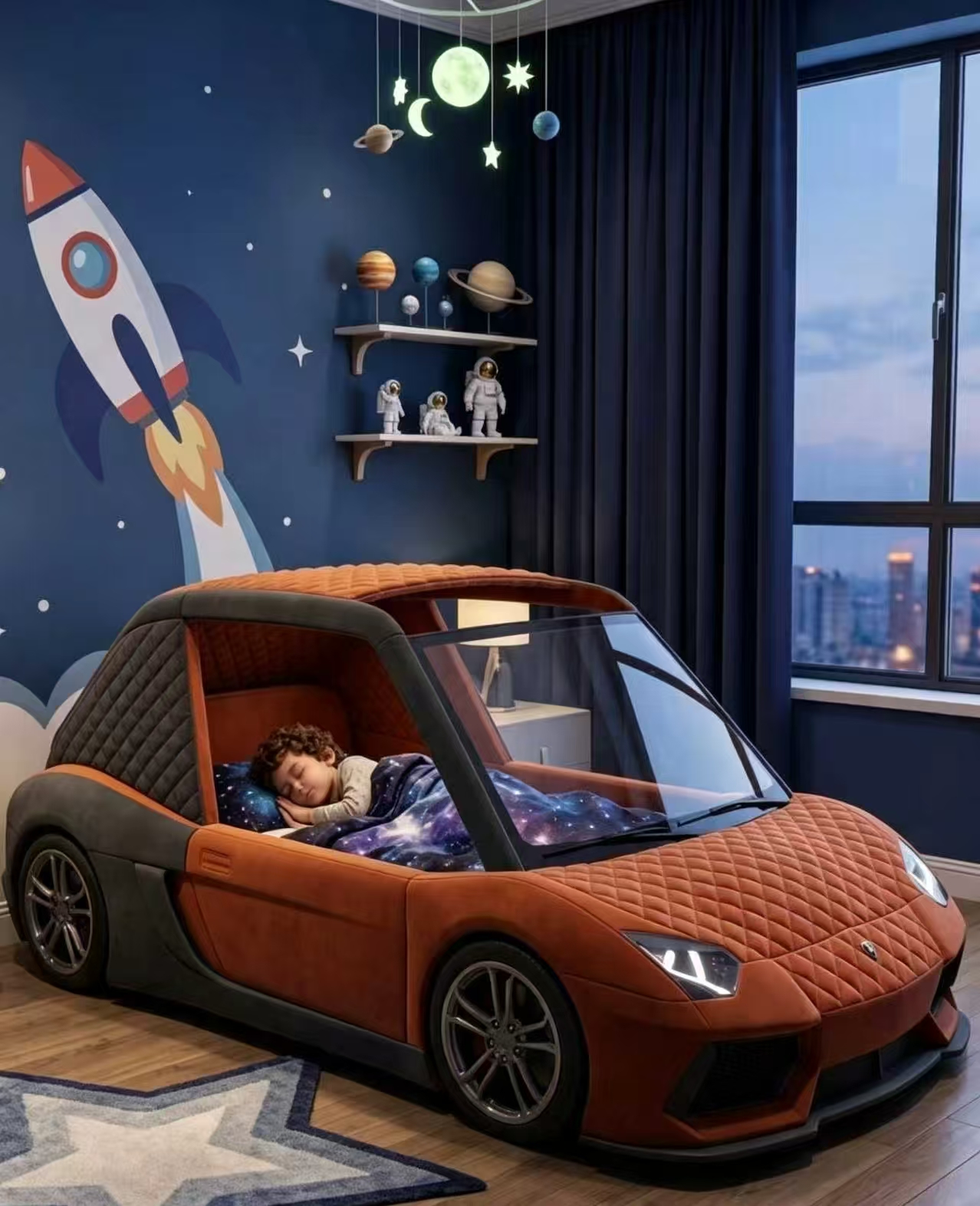 These Inflatable Car Kids Beds Put Bedtime in the Fast Lane