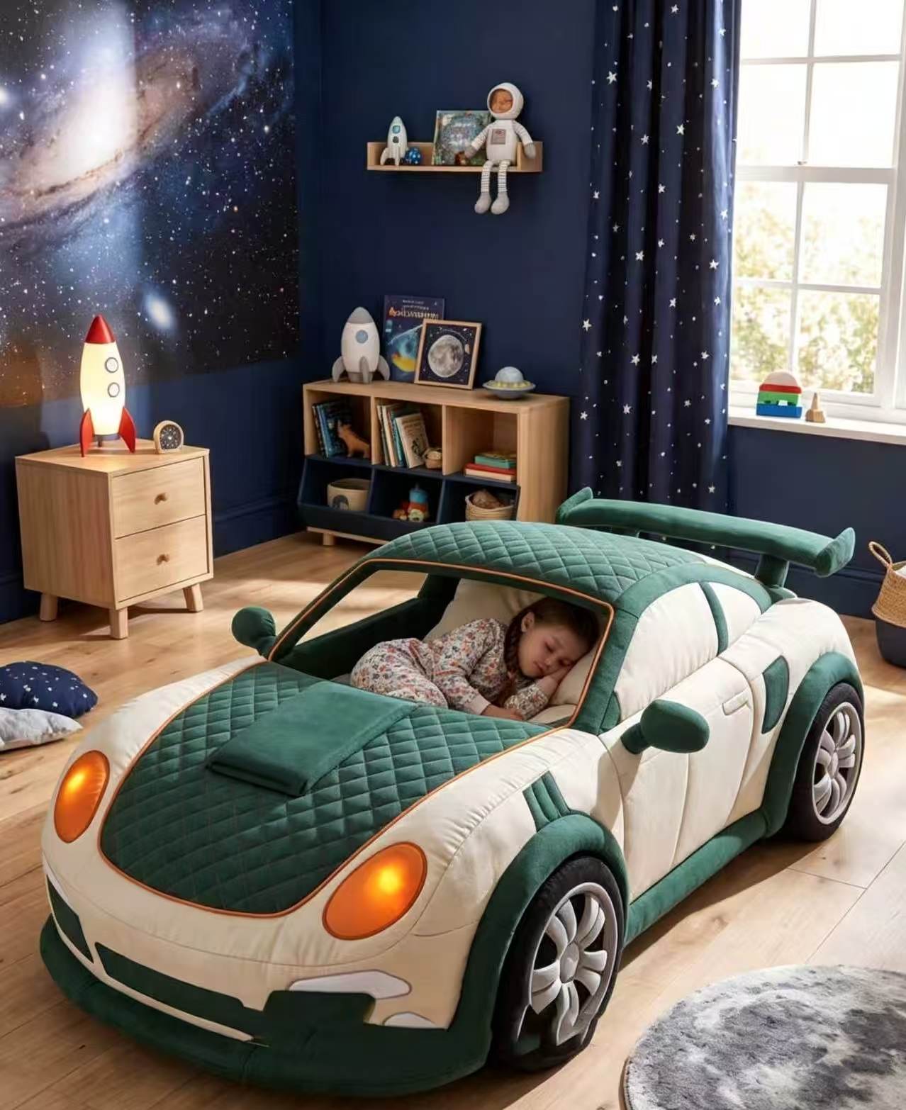 These Inflatable Car Kids Beds Put Bedtime in the Fast Lane