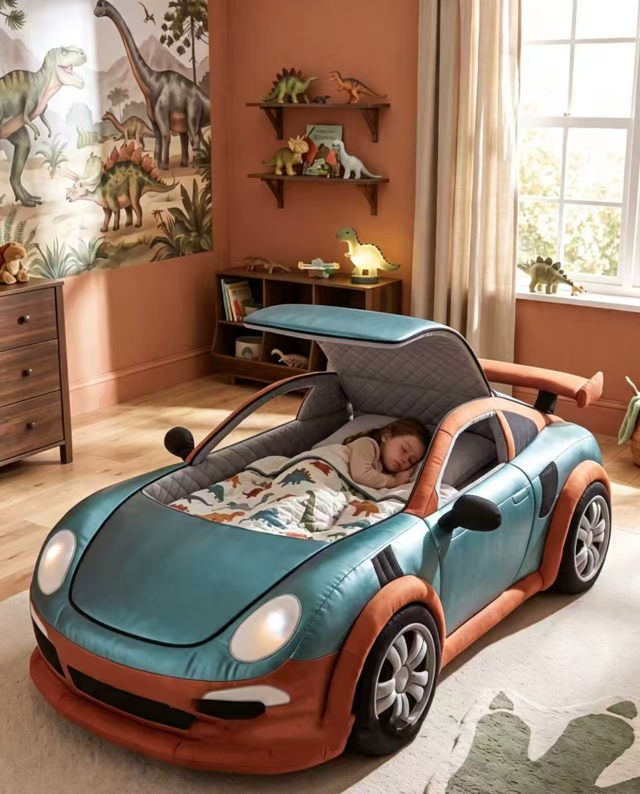 These Inflatable Car Kids Beds Put Bedtime in the Fast Lane