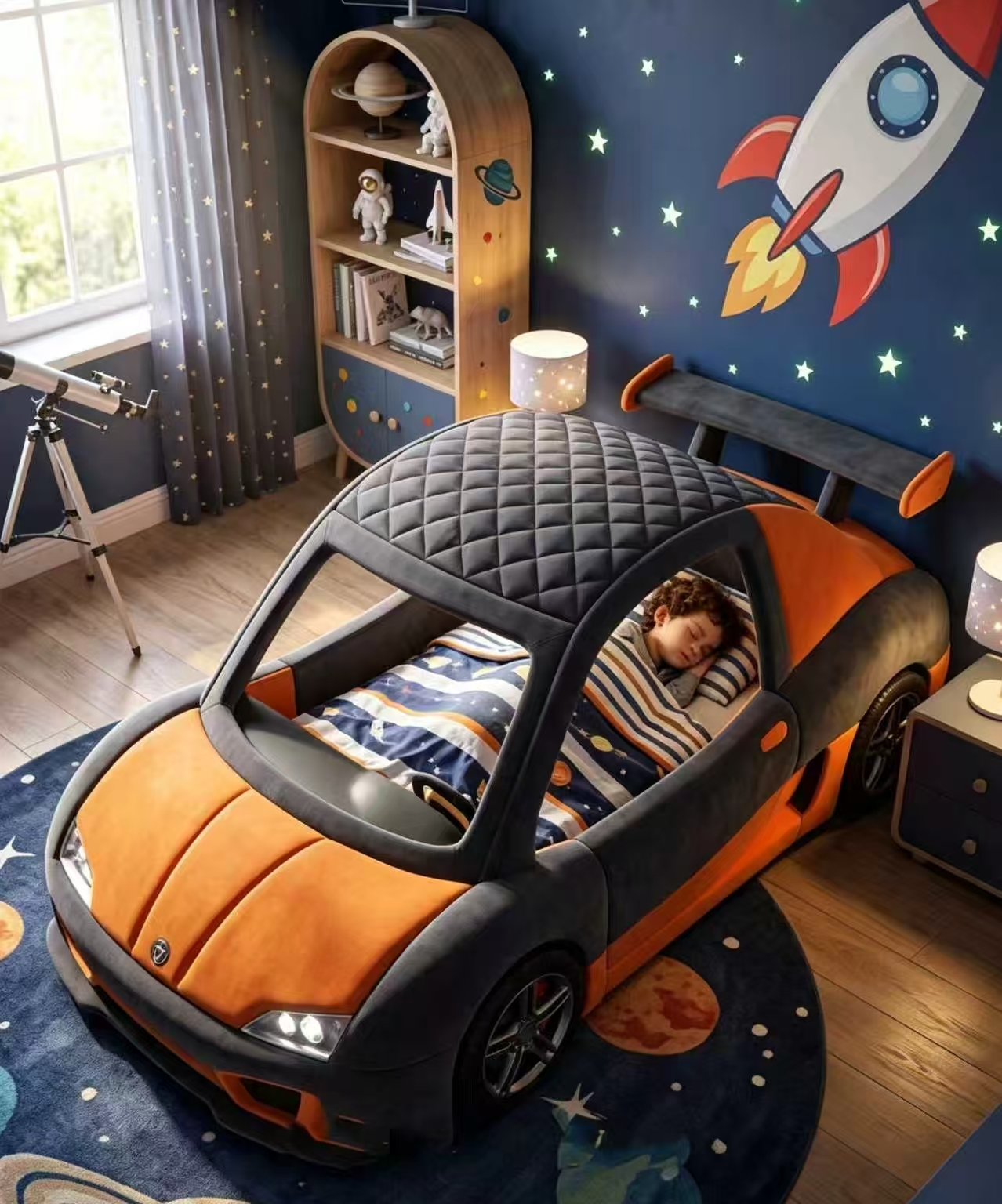 These Inflatable Car Kids Beds Put Bedtime in the Fast Lane