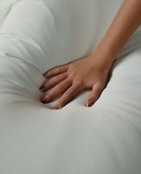 Cooling Moon Body Pillow Oversized Supportive for Side Sleepers Bed | Oversized Crescent Shape, Ultra Soft Supportive, For Bed Reading Lounging, Washable Cool-Touch Cover