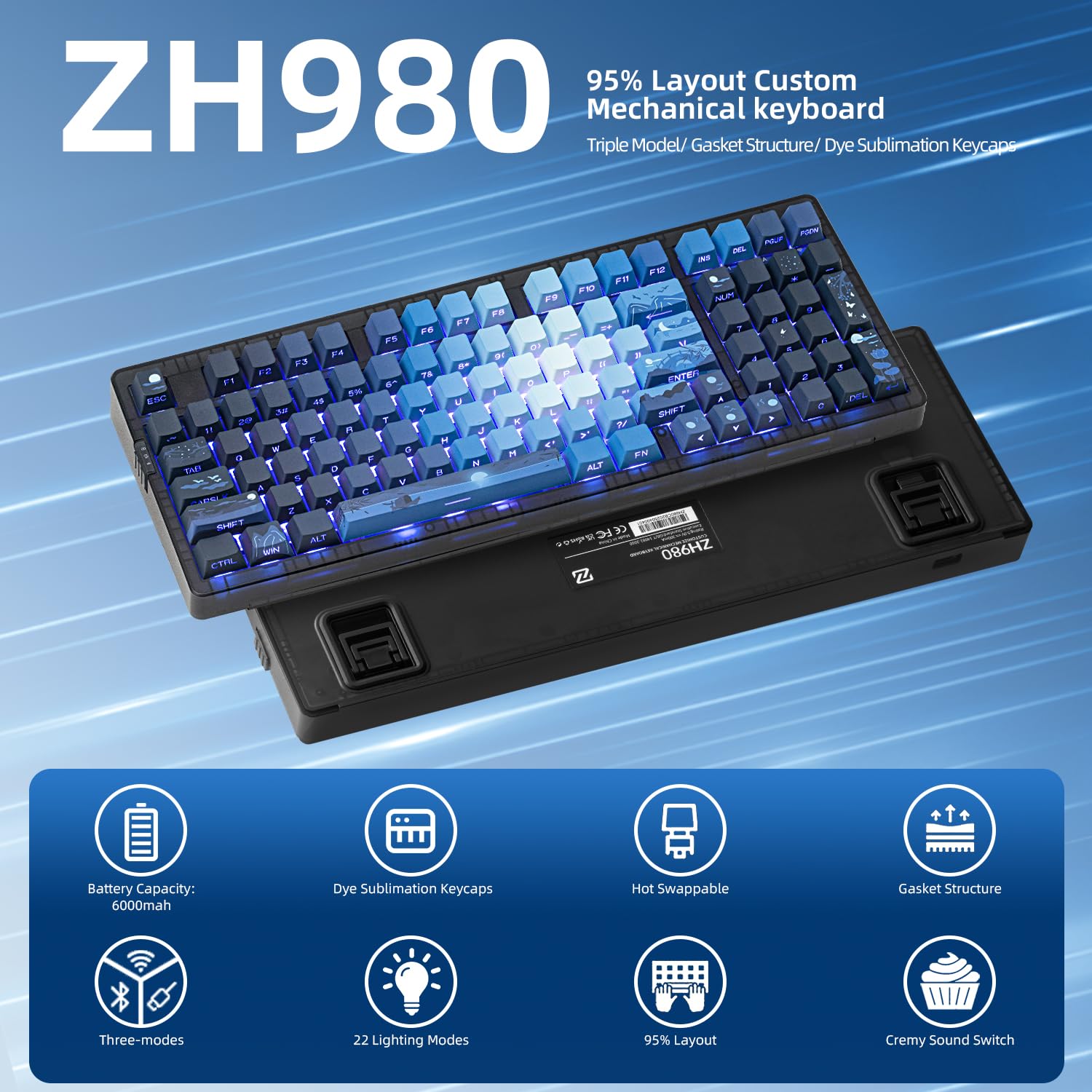 ZH980 95% Zornher Mechanical Keyboard