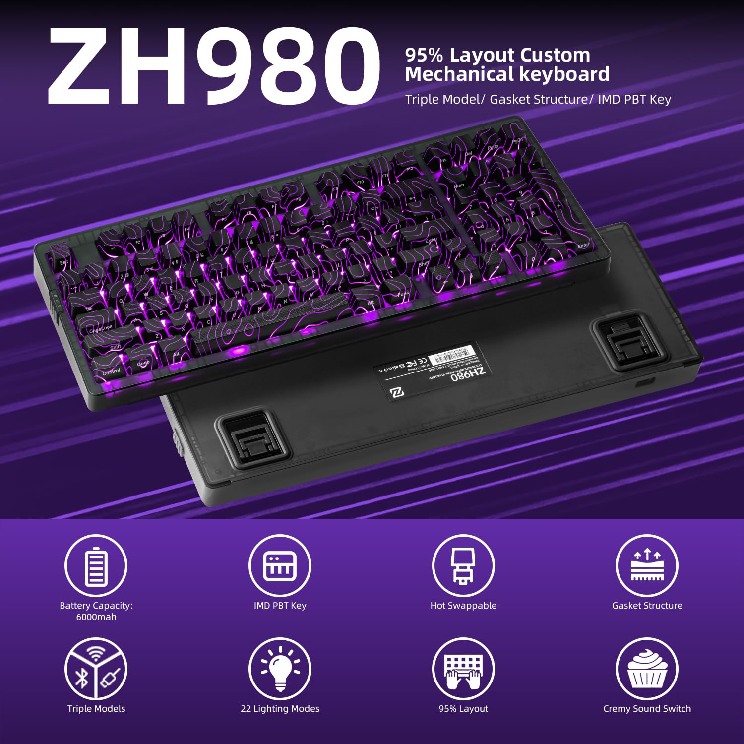 ZH980 95% Zornher Mechanical Keyboard