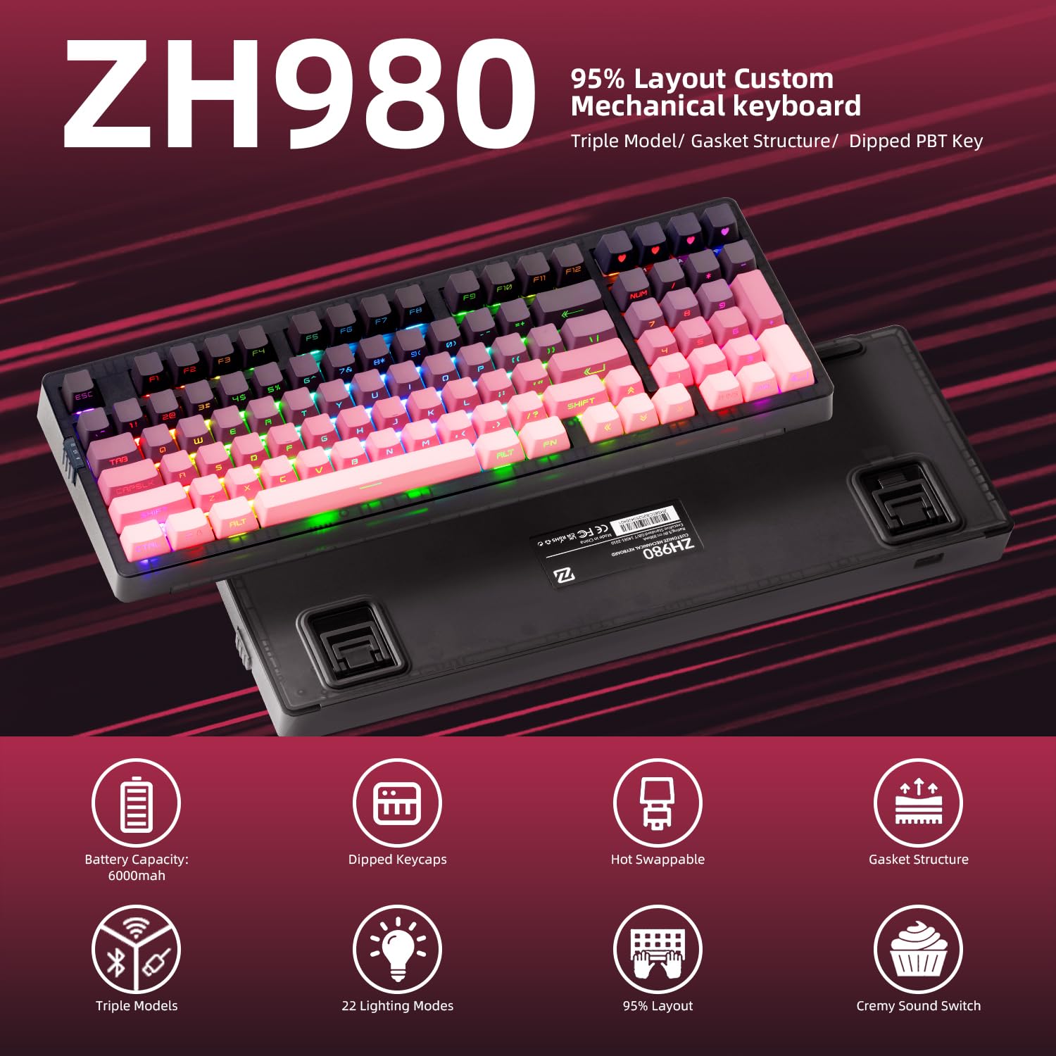 ZH980 95% Zornher Mechanical Keyboard