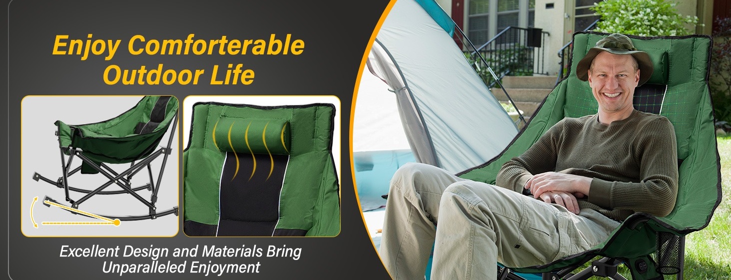 Portable Heated Rocking Chair