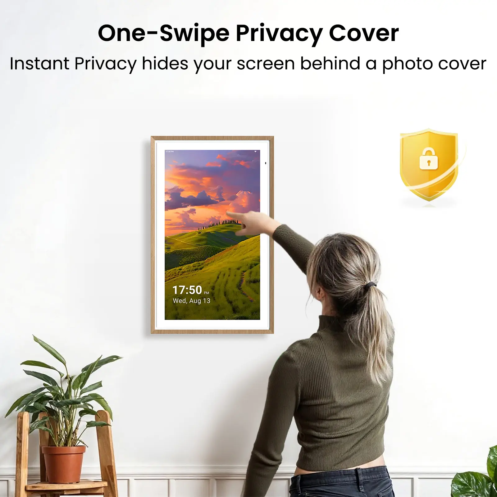 Sign Dual-Mode Digital Family Wall Calendar - 15.6"