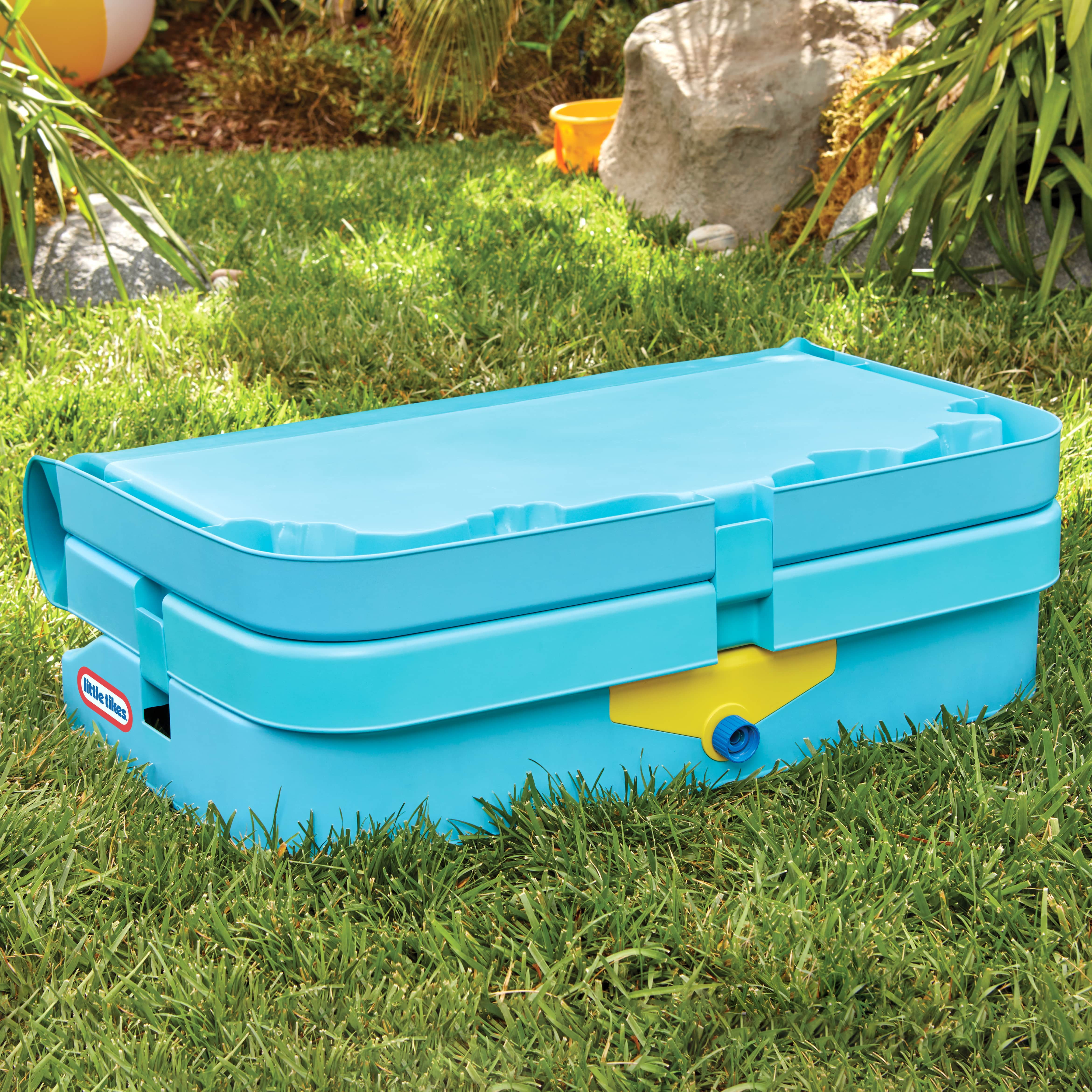  Tikes Splash Beach Water Table and Splash Pad, for Ages 2+ Years, Blue