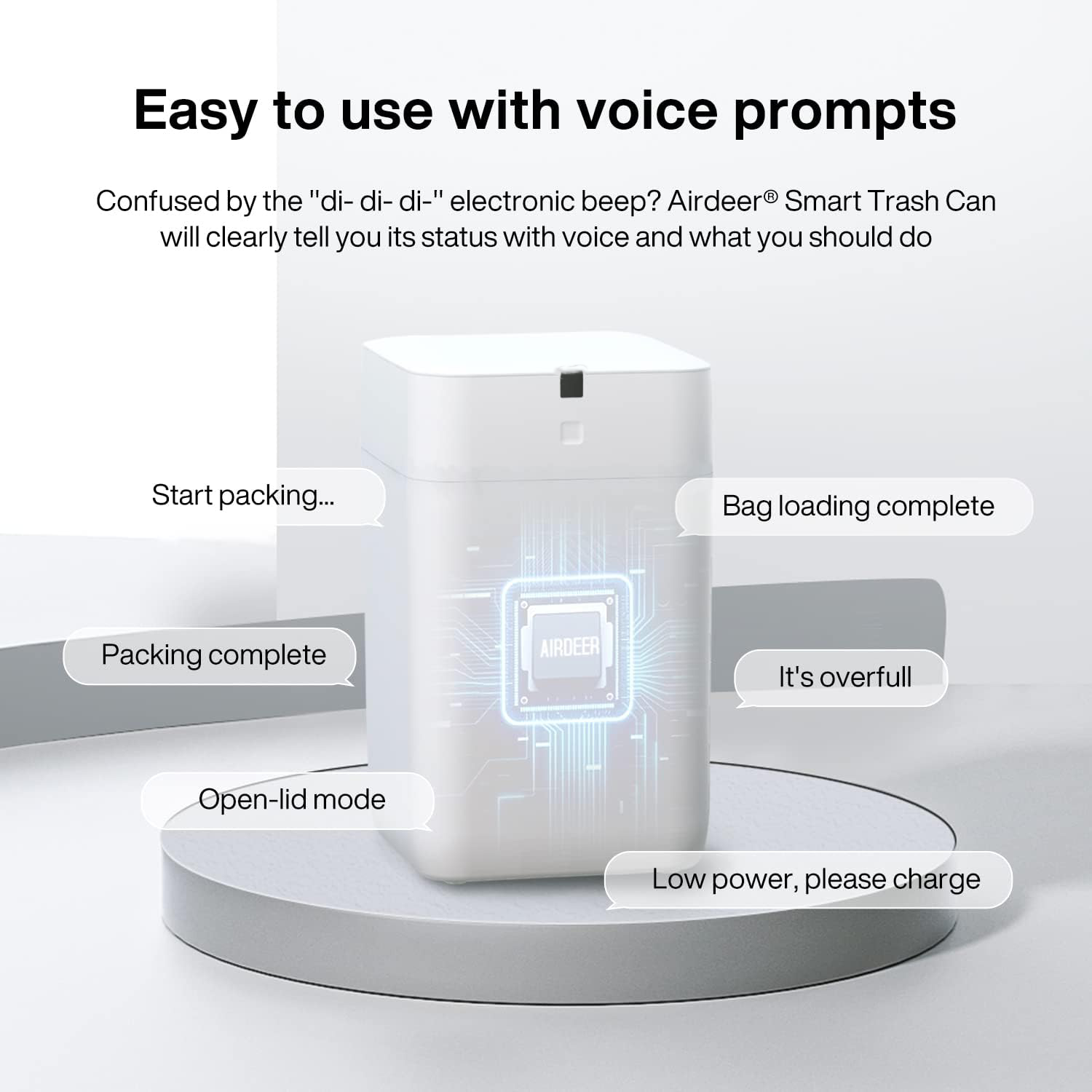  🎉 (Summer Sale!) 🎉4-Gallon Smart Motion-Sensor Trash Can – Touchless, Self-Sealing & Auto-Changing for Kitchen, Bathroom & Bedroom (6 Refill Rings Included)