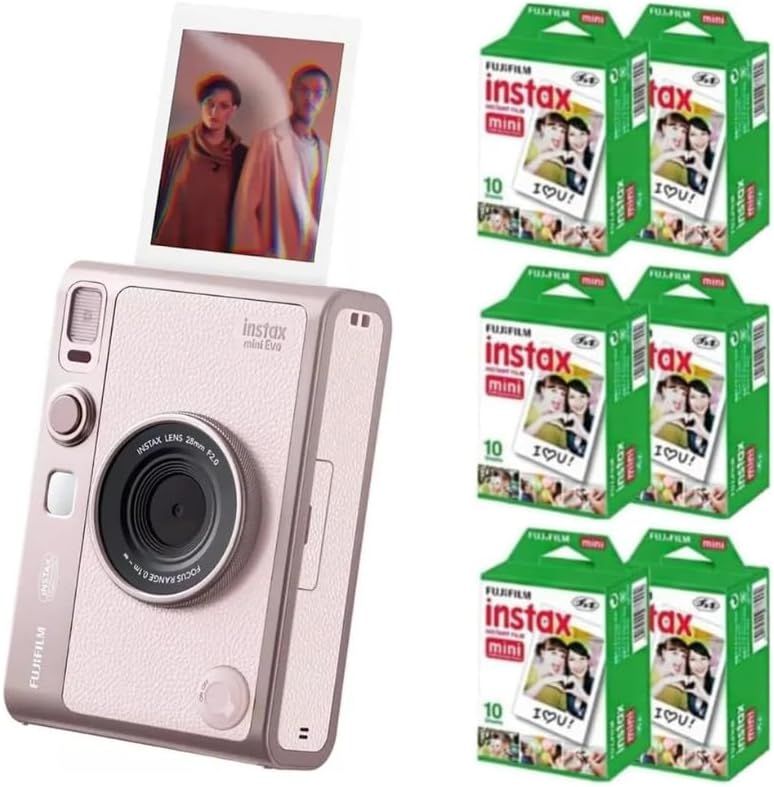 Fujifilm Instax Mini EVO Instant Camera (Pink)