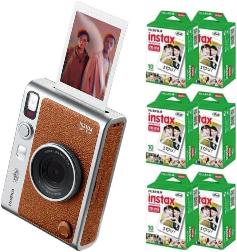 Fujifilm Instax Mini EVO Instant Camera (Pink)