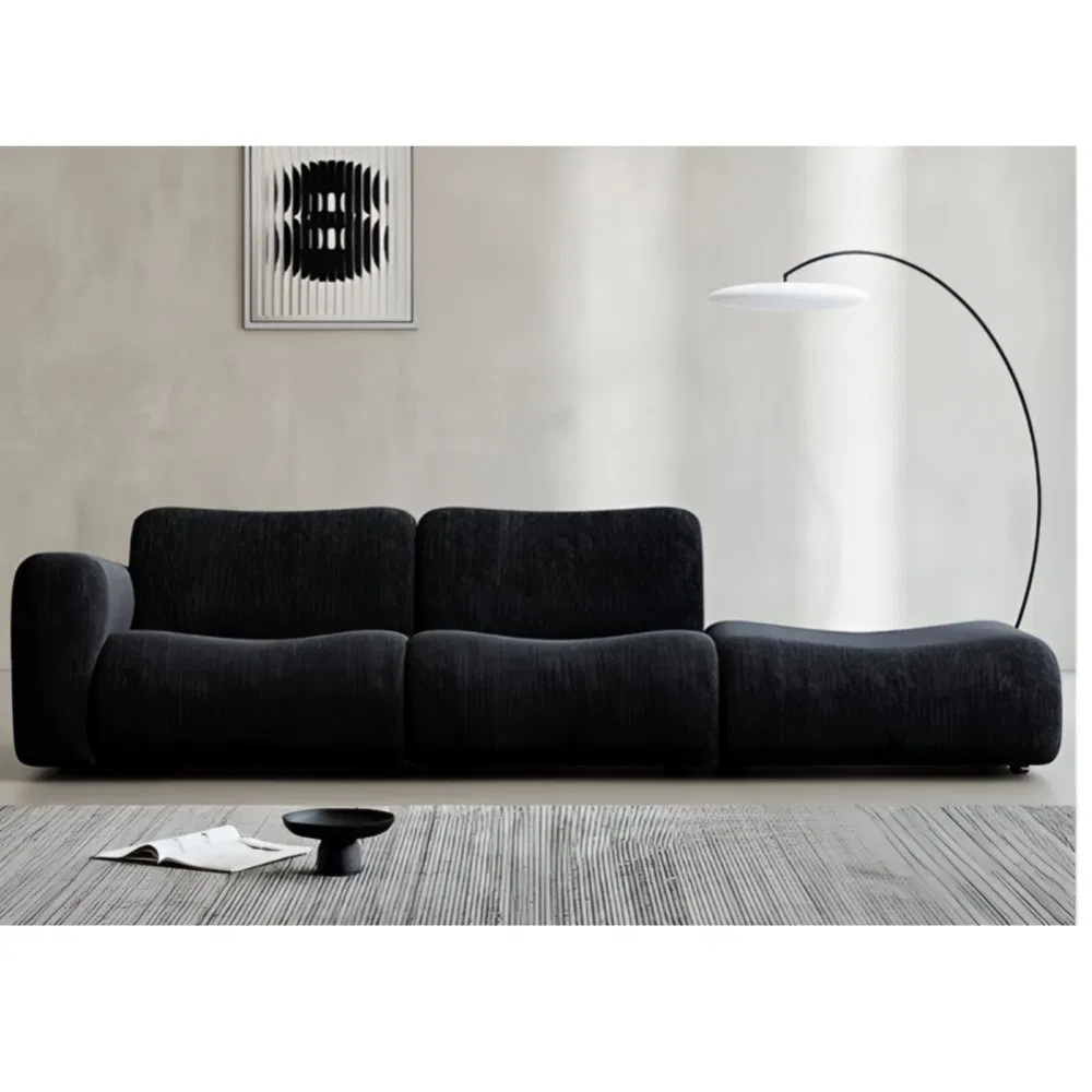 Furniture Vacuum Compression Living Room Bedroom Lazy Boy Sofa Black Modular Sofa