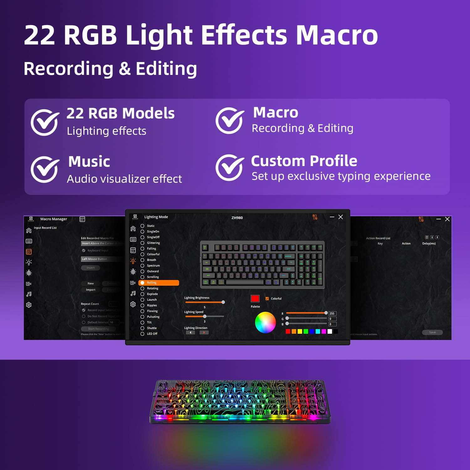 ZH980 95% Zornher Mechanical Keyboard