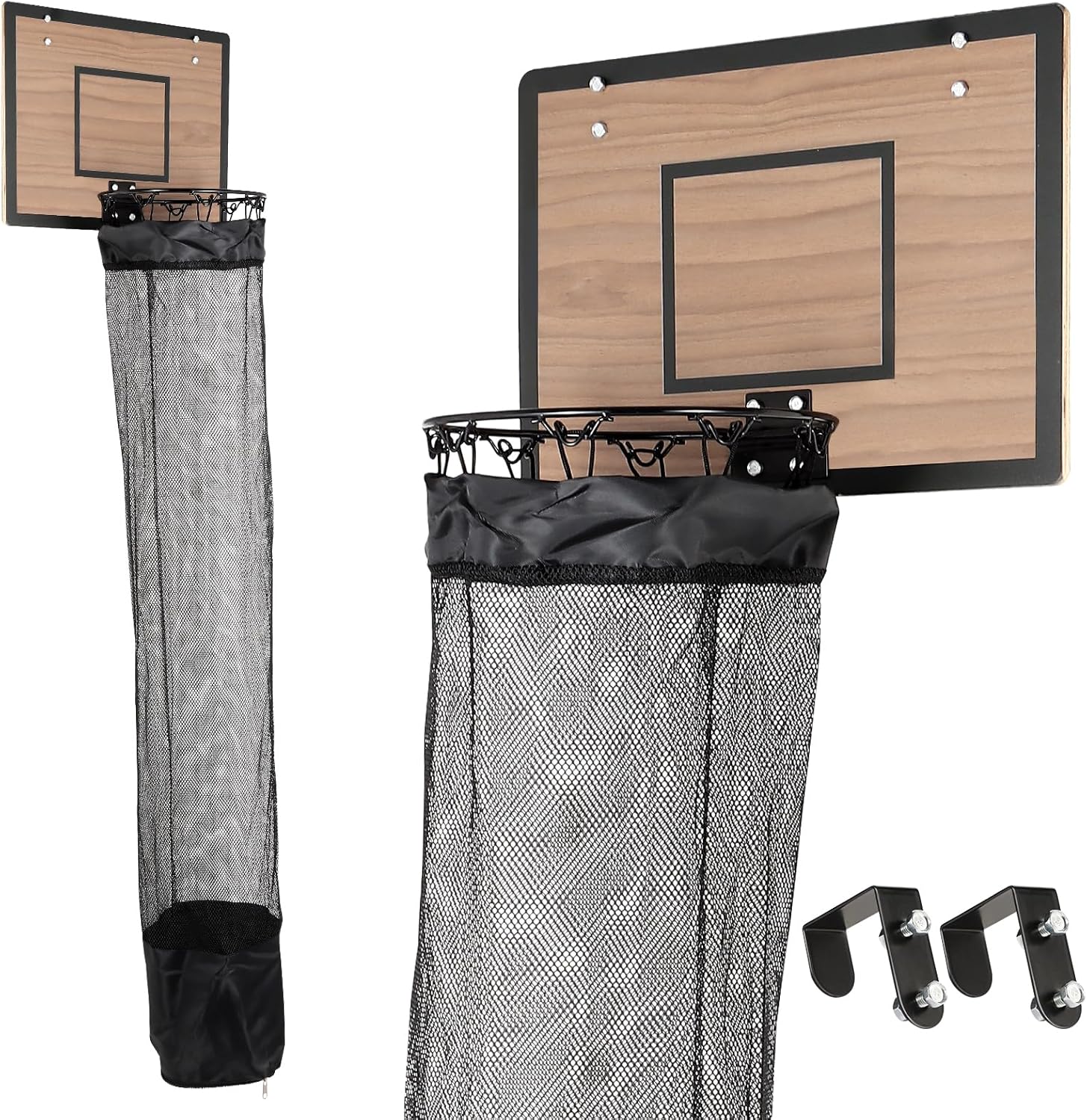 Over the Door Basketball Hoop Laundry Basket 
