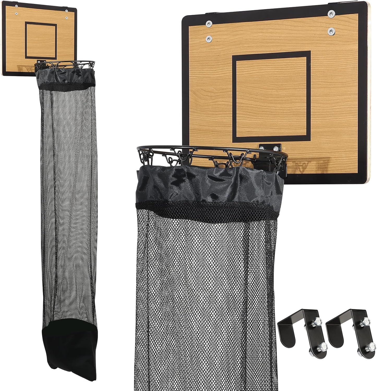 Over the Door Basketball Hoop Laundry Basket 