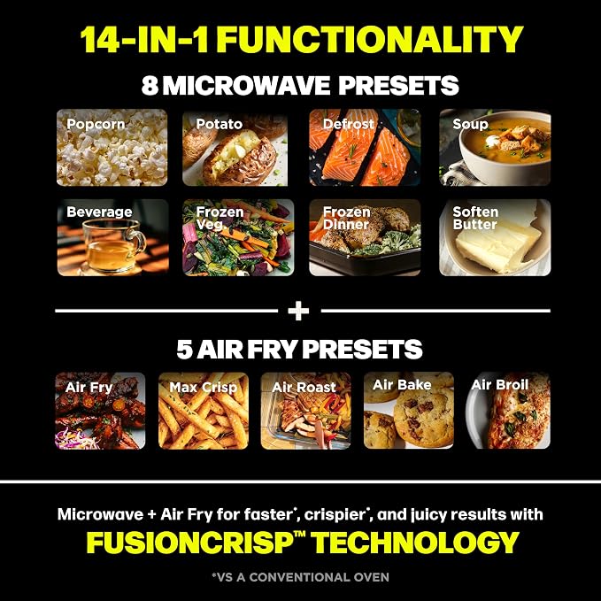 Microwave and Air Fryer