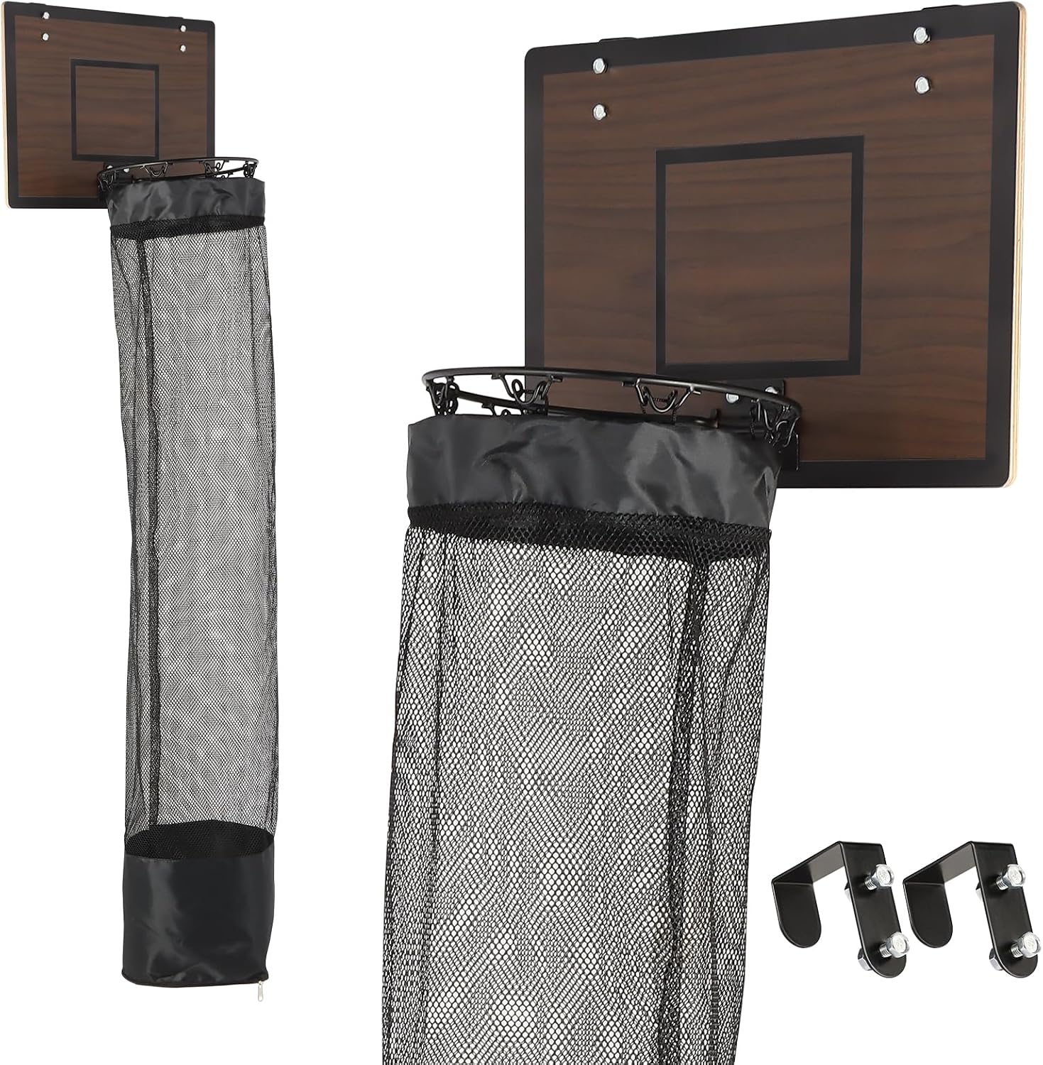 Over the Door Basketball Hoop Laundry Basket 