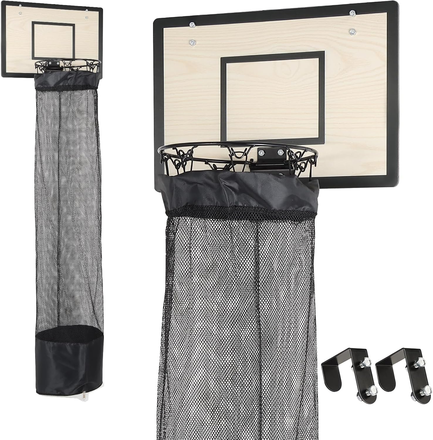 Over the Door Basketball Hoop Laundry Basket 