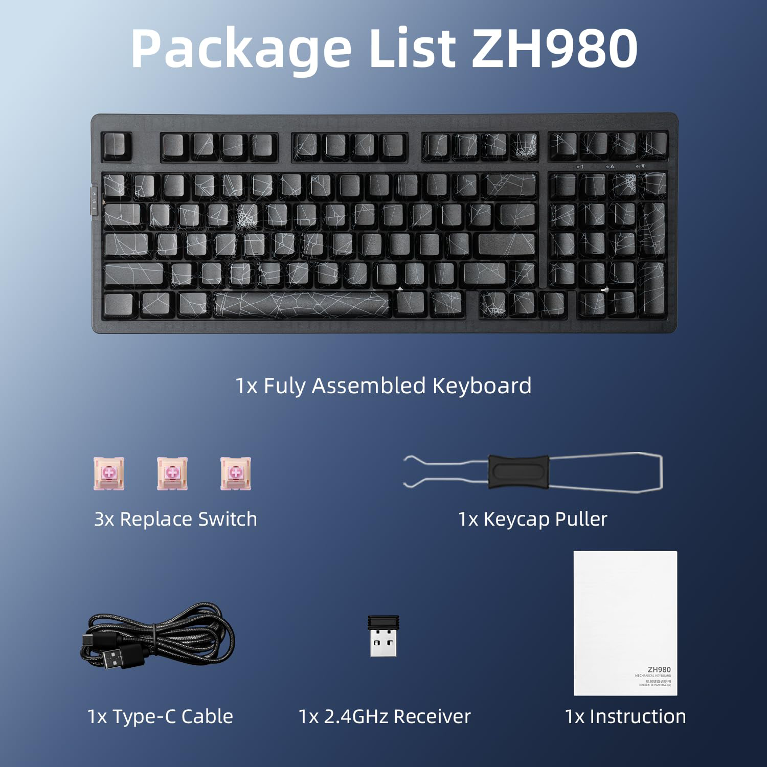 ZH980 95%  Mechanical Keyboard