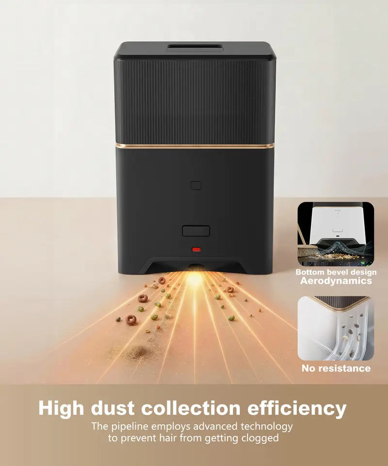  Touchless Automatic Dustpan Vacuum Floor Cleaner Machine, Bagged Design with Replaceable 3-Month Dust Bags, 26000Pa Suction, 1-Touch Auto-Manual Modes, 110V Plug Home Tool for Pet Hair, Kitchen,back to school,back to school haul