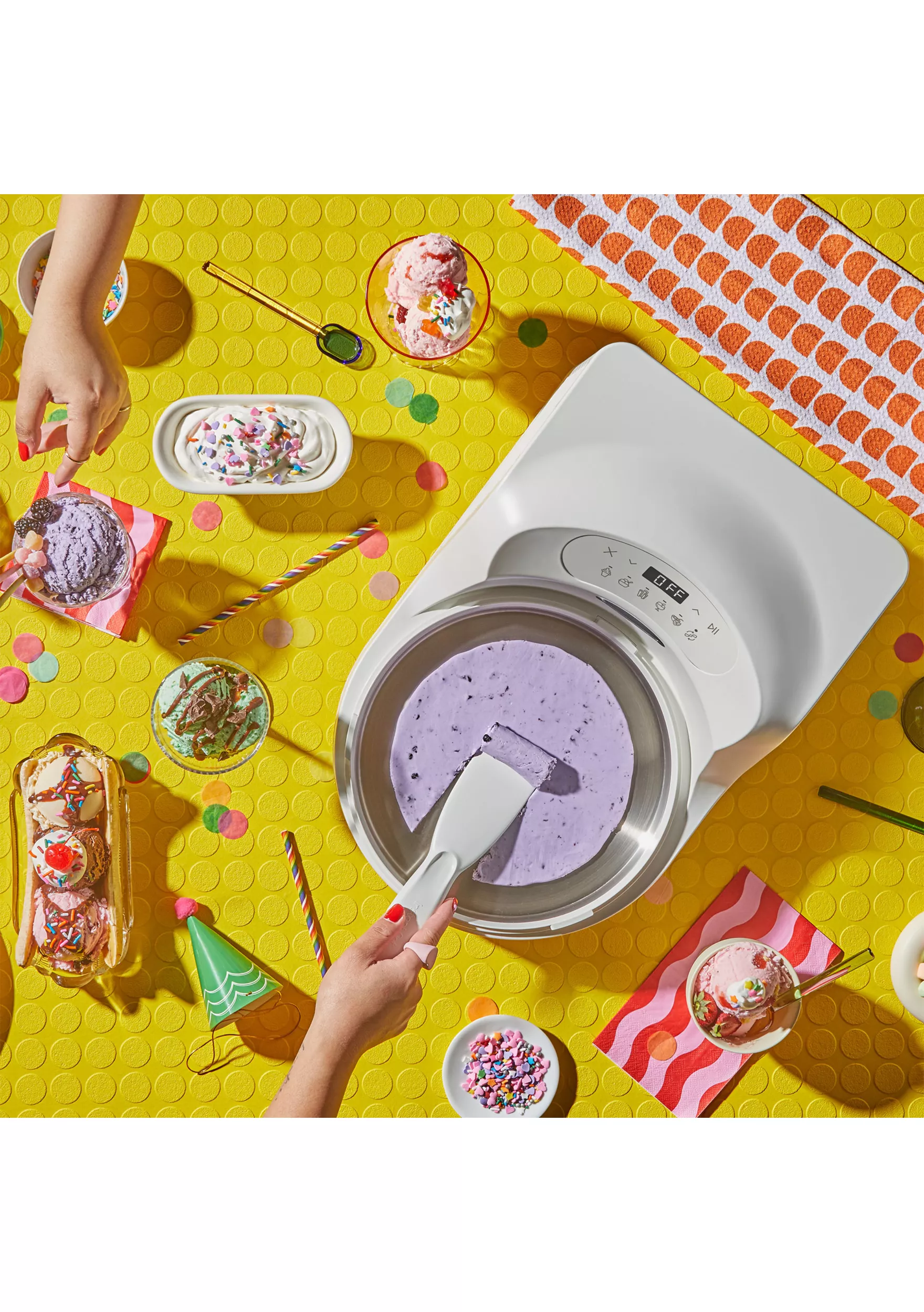All-in-One Frozen Dessert Maker | Make Ice Cream, Rolled Ice Cream, Gelato & Sorbet In Minutes, No Pre-Freezing Needed