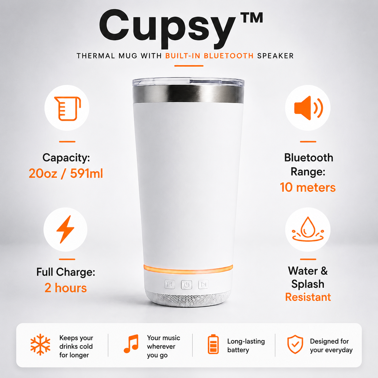 Cupsy™ — El vaso del verano ☀️
