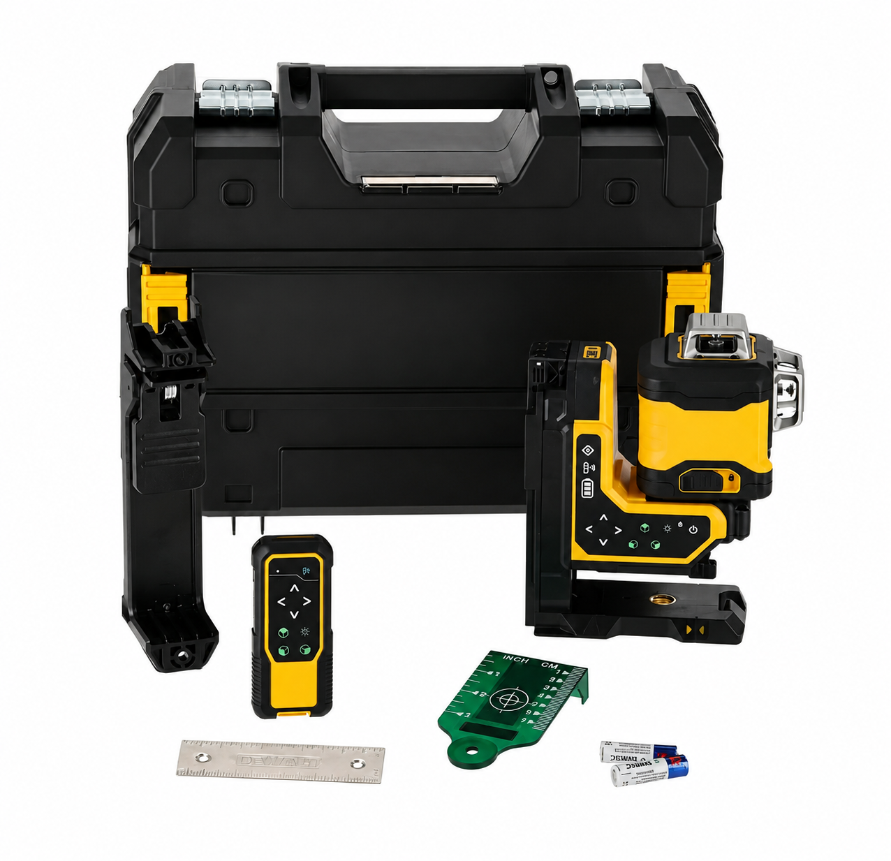 18V 3×360° Green Laser Level with Remote Control & Self-Leveling