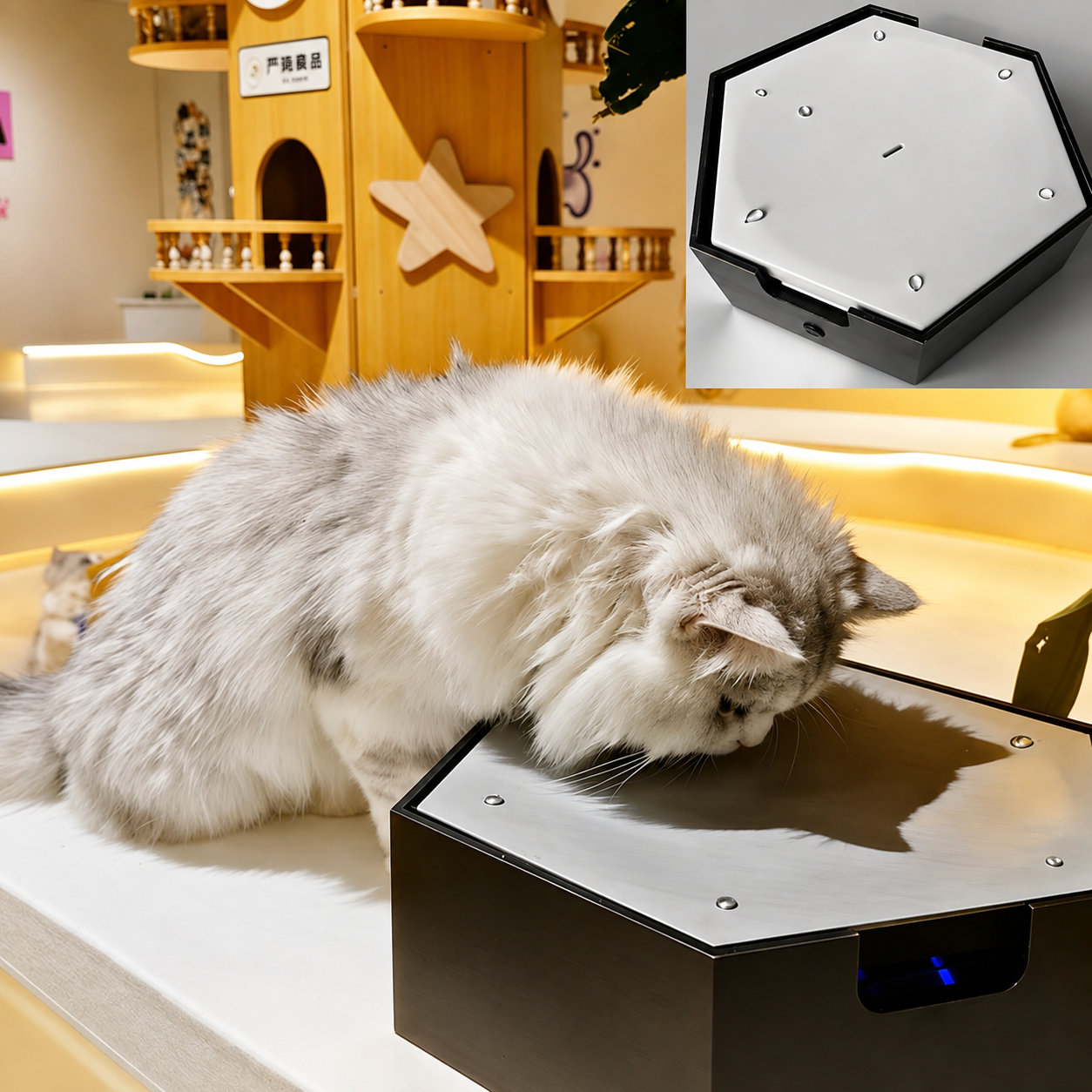 Interactive Water Drip Cat Toy Fountain