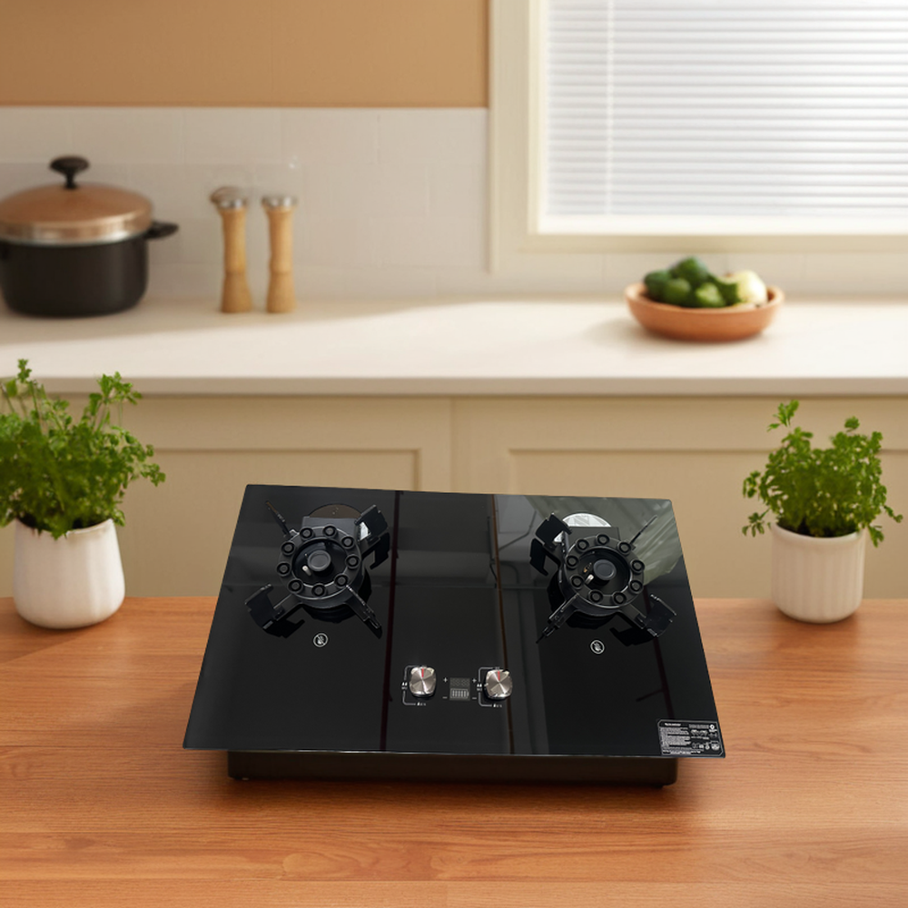 Built-in Tempered Glass Gas Stove