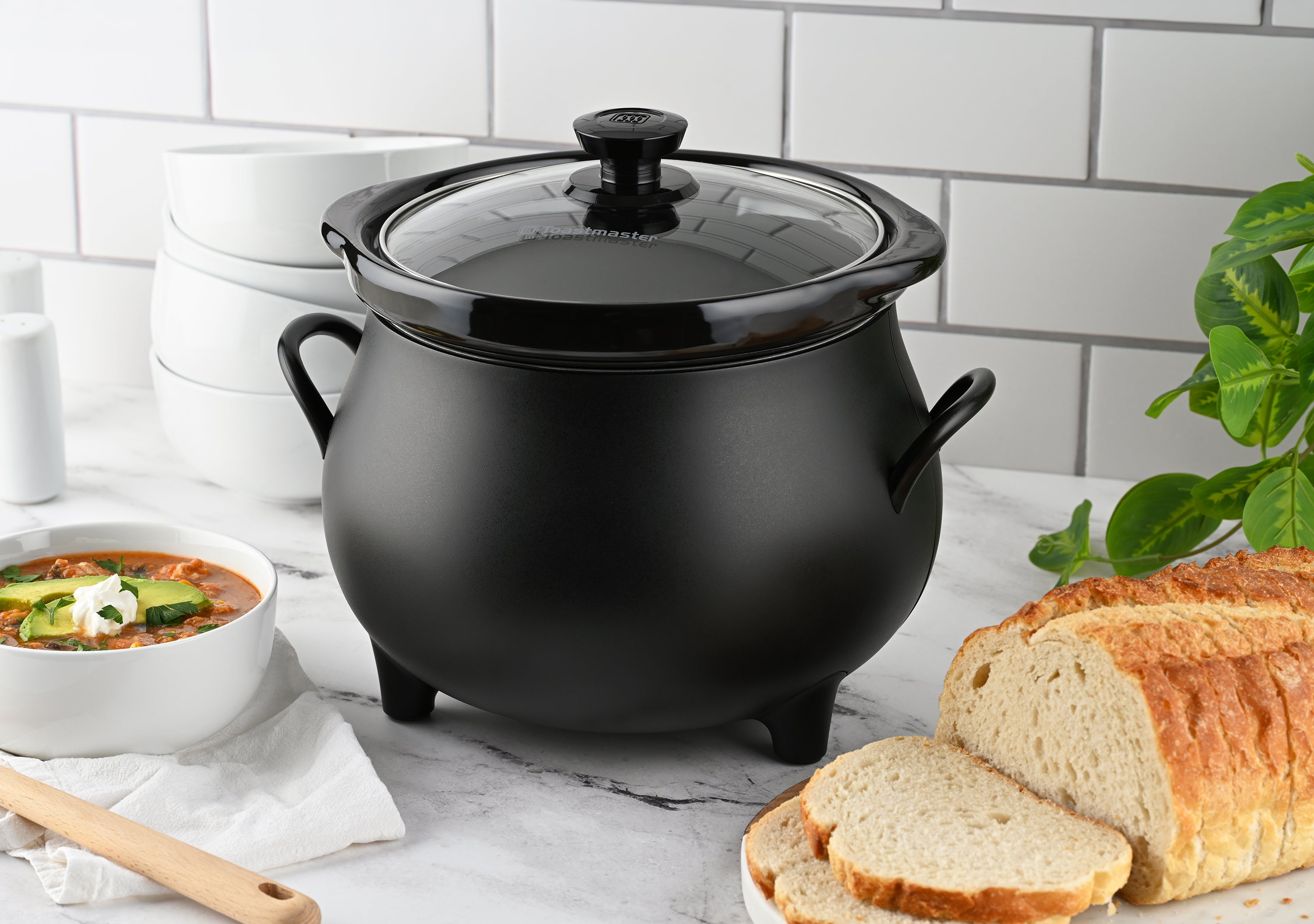  4 Quart Cauldron Slow Cooker with Removable Crock