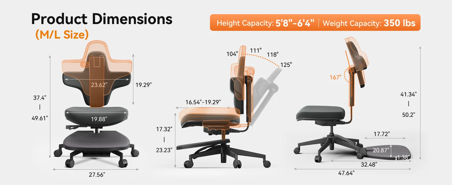 Standing Desk Chair, Standing Mate Chair for Sit-Stand，Multifunctional Sit-Stand Ergonomic Chair