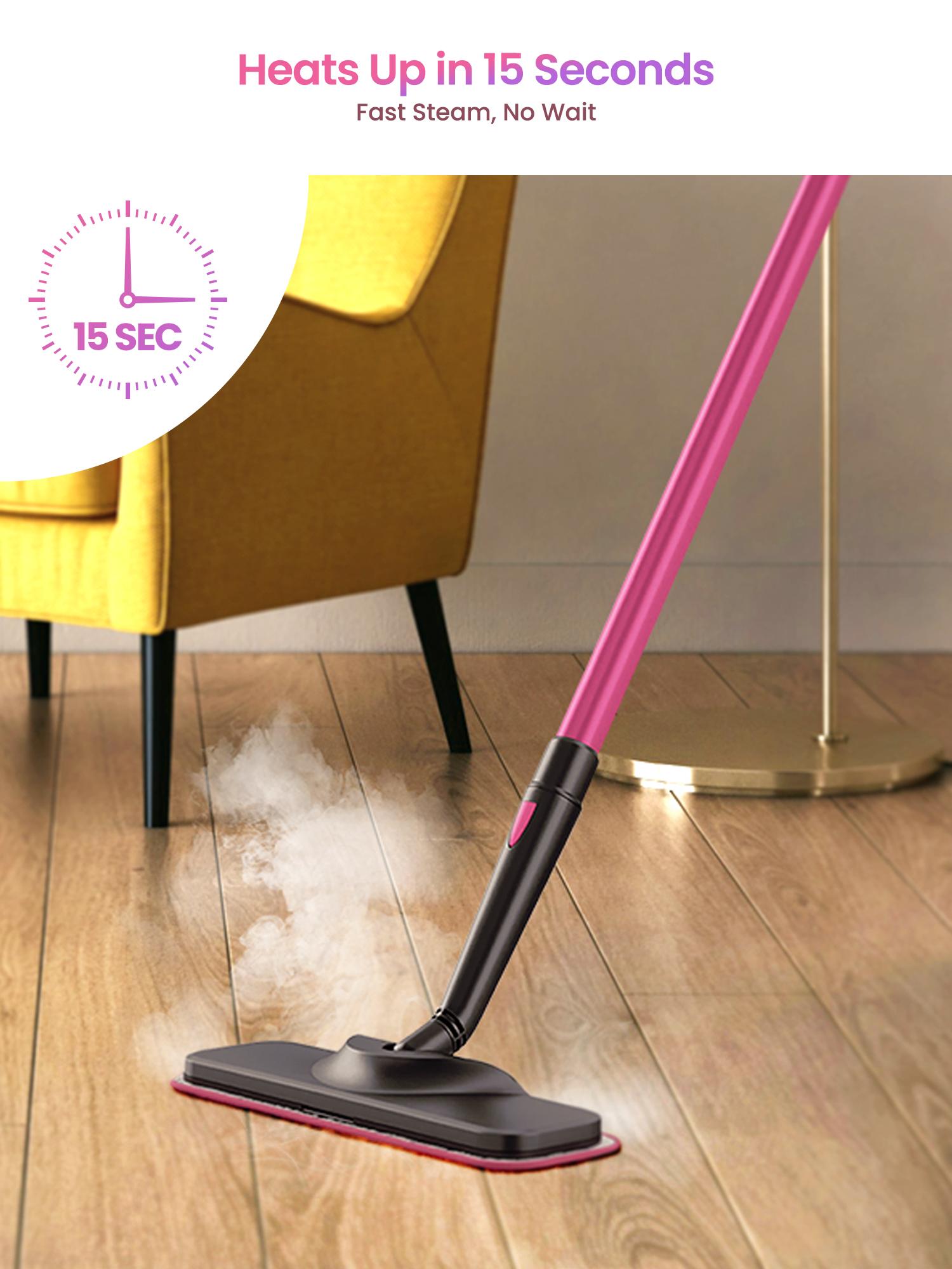 Schenley 18-in-1 Steam Mop with Detachable Handheld Steamer for Walls, Floors, Tiles, Tackles Grease & Sticky Messes, Includes Multiple Accessories Cleaning Tools Cleaning Set