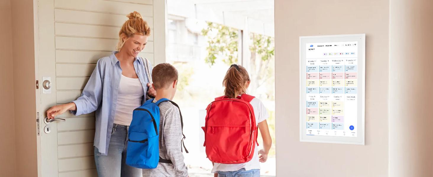 Smart digital wall calendar display