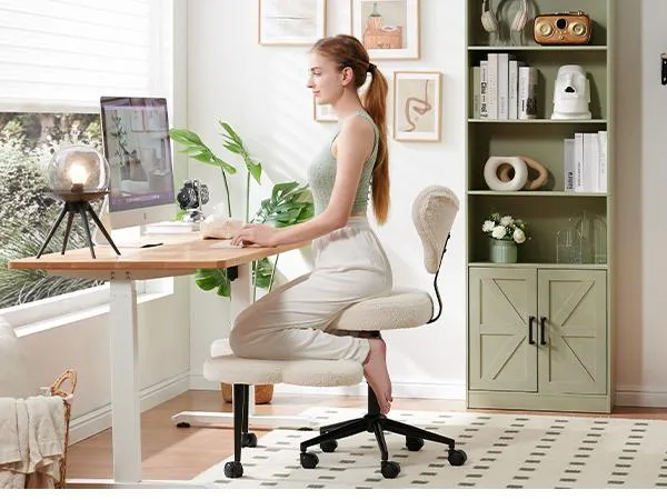 Ergonomic office chair for work and relaxation