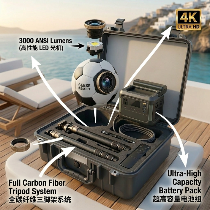 [2026 World Premiere] StadiumVibe™ Next-Gen 4K Football Projector | The Ultimate Tech Gadget Every Man Wants