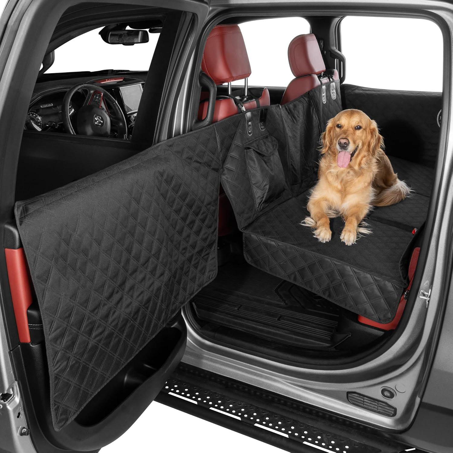 Hard Bottom Backseat Extenders for Dogs with Door Protection