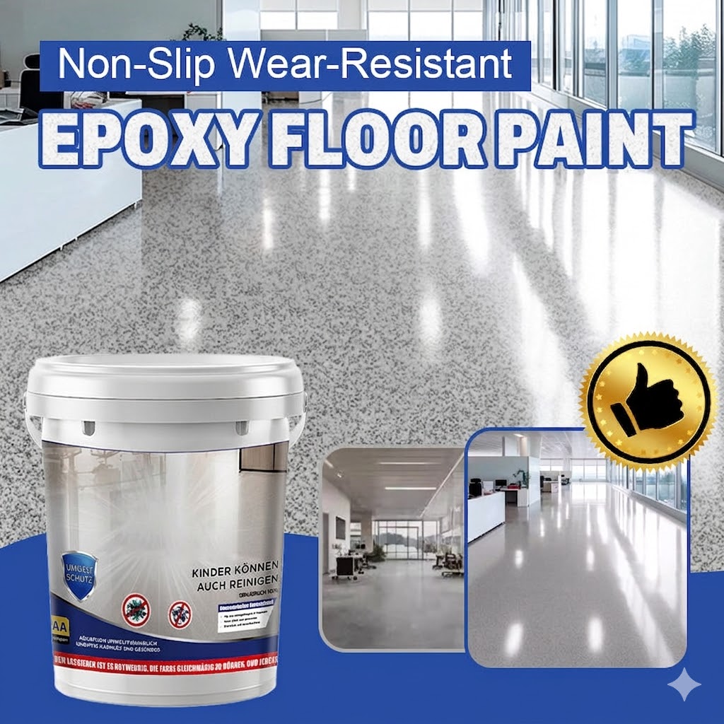 🔥HOT SALE🔥High-Gloss Marble Effect Epoxy Floor Coating
